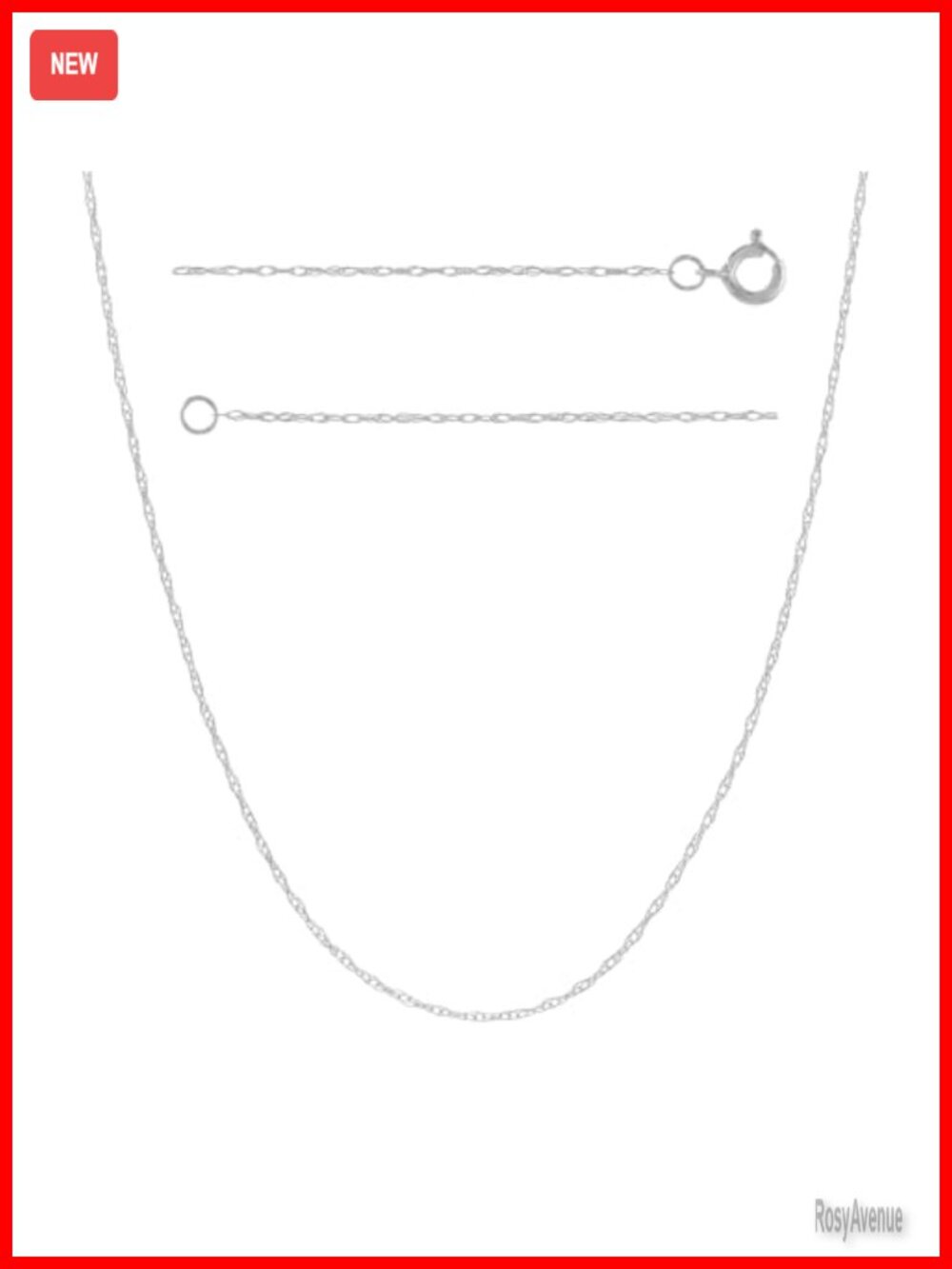 14K Solid Gold Rope Chain Necklace Thin Braided Pendant Chain Dainty